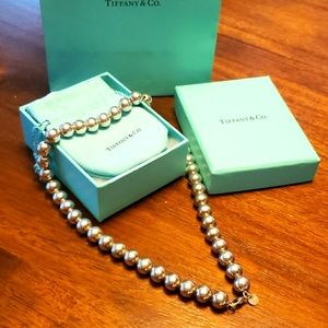 Tiffany & Co Silver Ball Bead Necklace